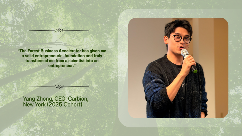 Yang Zhong, CEO, Carbion, New York